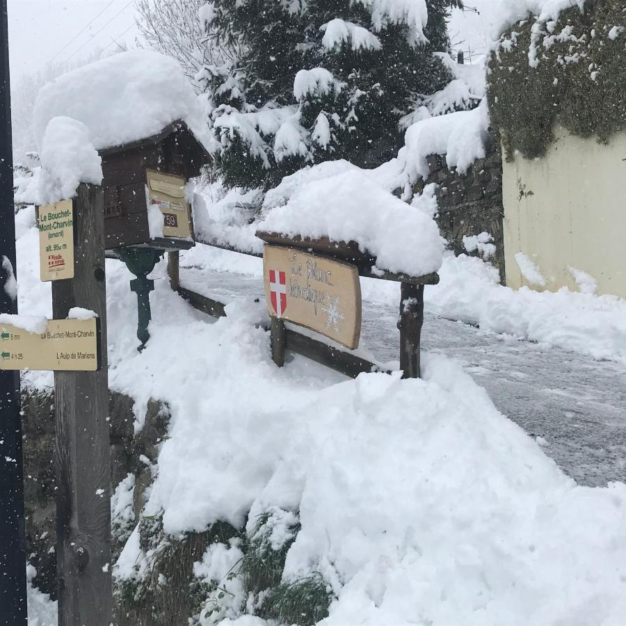 Le Blanc Nordique Villa Le Bouchet-Mont Charvin Exterior foto