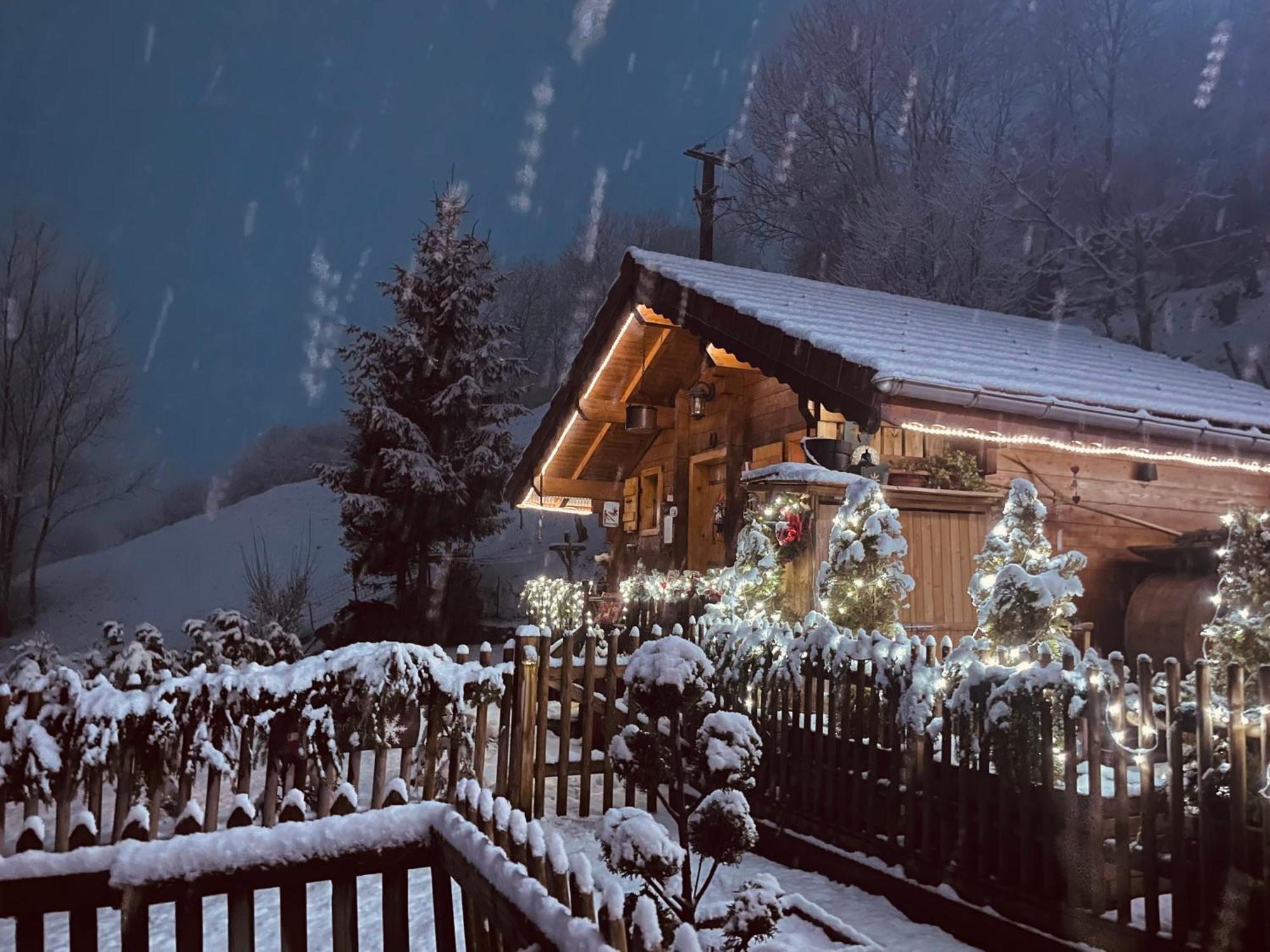 Le Blanc Nordique Villa Le Bouchet-Mont Charvin Exterior foto